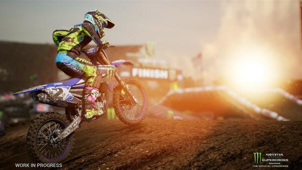 Monster Energy Supercross: Blick hinter die Kulissen des Motorradrennspiels
