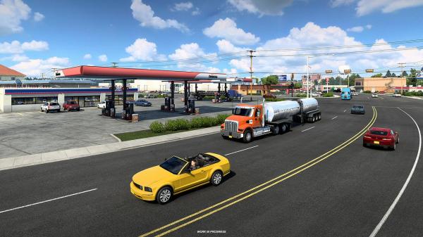 American Truck Simulator: Baustellen und weitere Infos zum Texas-DLC