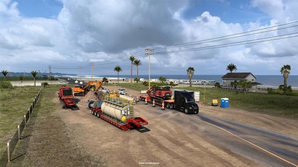 American Truck Simulator: Baustellen und weitere Infos zum Texas-DLC