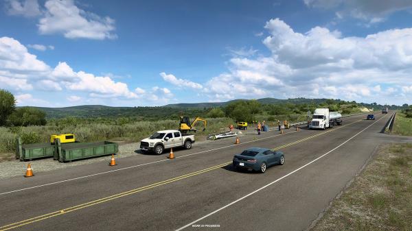American Truck Simulator: Baustellen und weitere Infos zum Texas-DLC