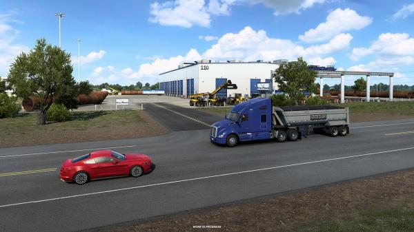 American Truck Simulator: Glasindustrie und Windkraftanlagen im Texas-DLC