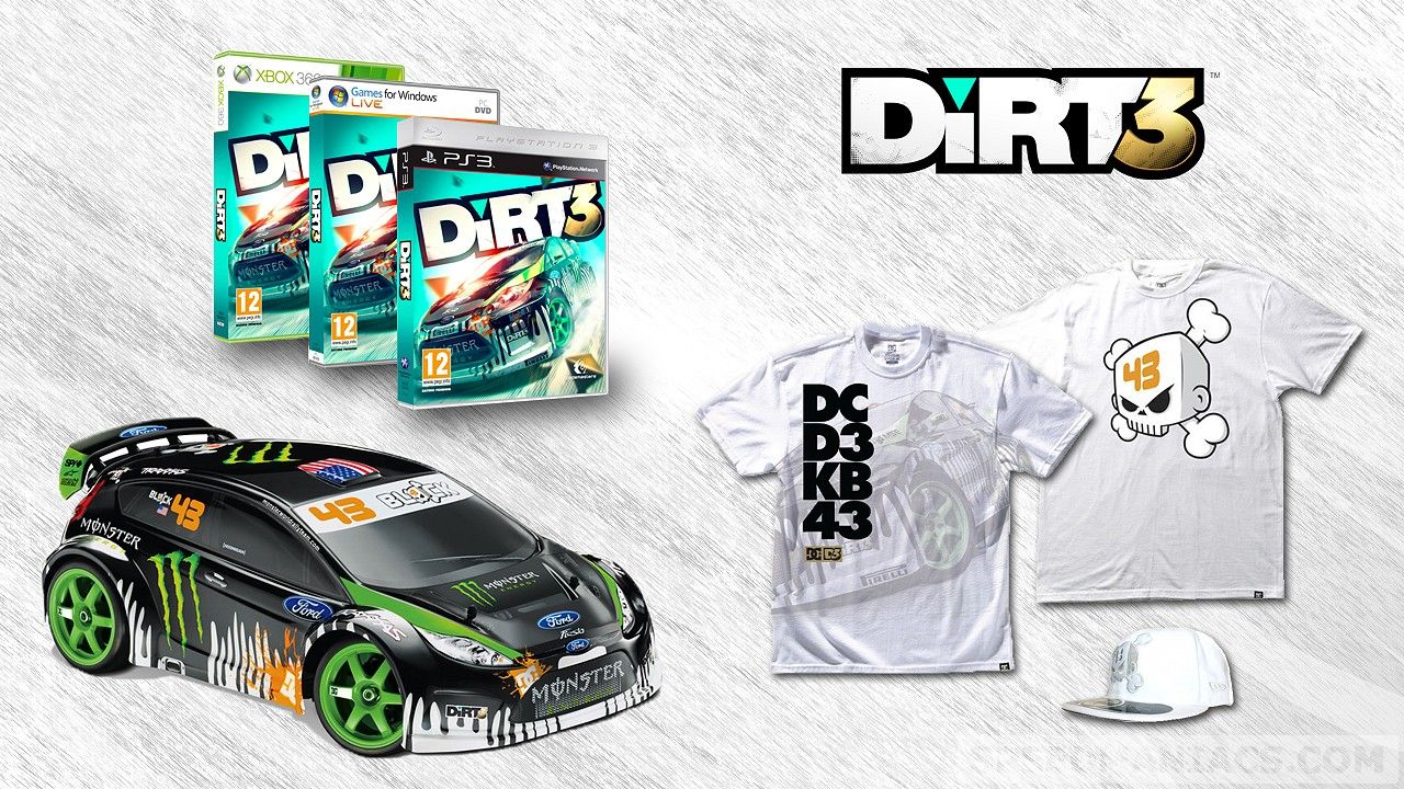 Cooles Fan-Paket zu DiRT 3 gewinnen