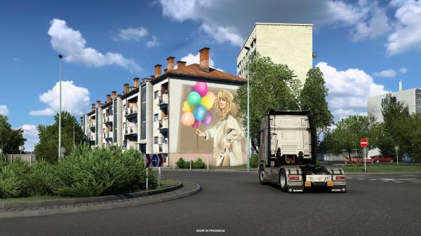 Euro Truck Simulator 2: Update auf V1.48 steht bereit, Street Art im West-Balkans-DLC
