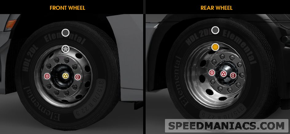 Wheel Tuning Pack-DLC für American Truck Simulator und Euro Truck Simulator 2