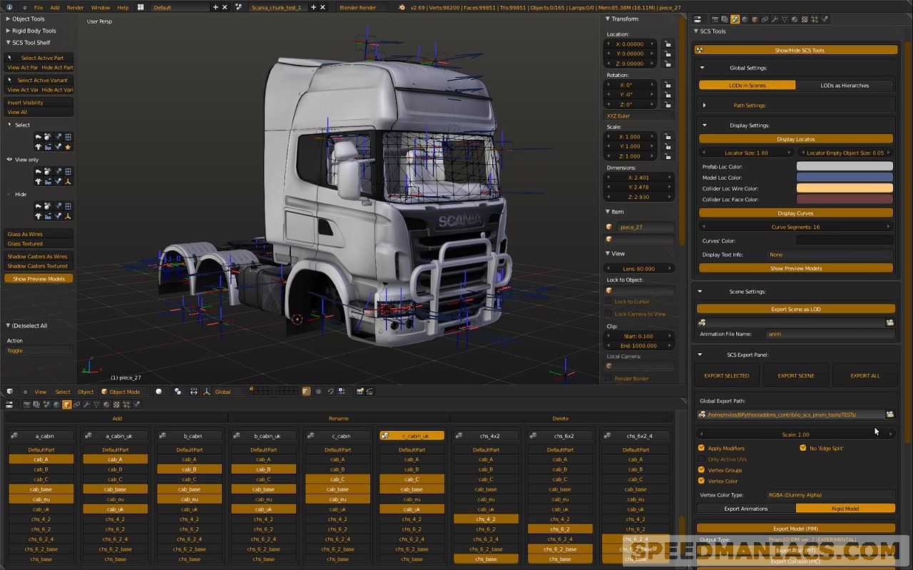 Euro Truck Simulator 2: SCS Blender Tools f&uuml;r besseres Modding in Vorbereitung
