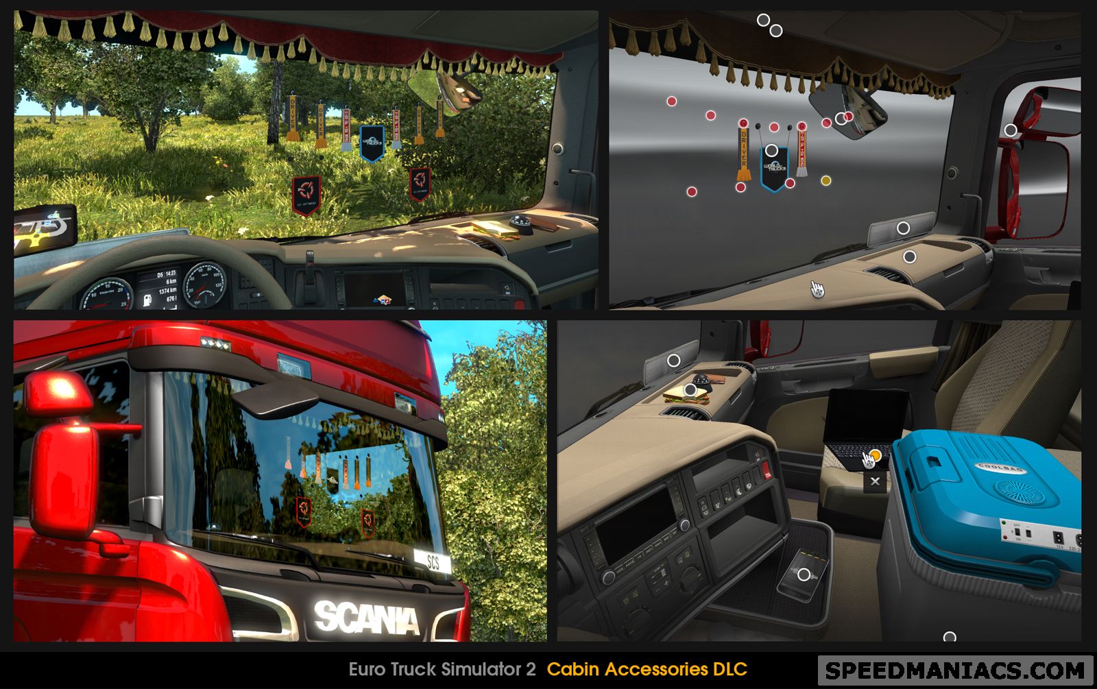 Euro Truck Simulator 2: Neues Add-on sorgt f&uuml;r Wohlf&uuml;hlatmosph&auml;re in der Fahrerkabine