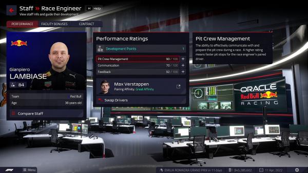 F1 Manager 2022: Fahrerbewertungen, Hintergrundinfos, neues Featurevideo und Screenshots
