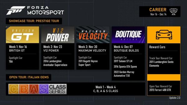 Forza Motorsport: Termin und alle Infos zum Update 2 mit Yas Marina-Circuit