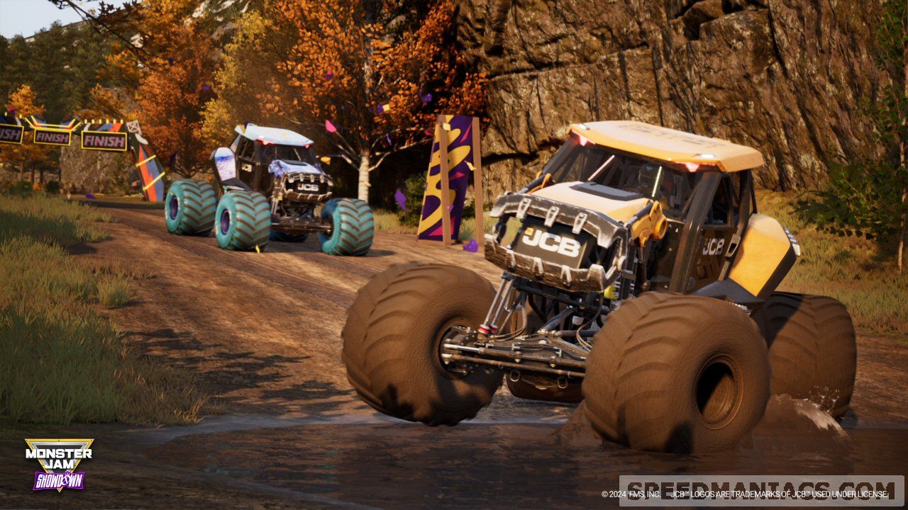 Monster Jam Showdown: JCB DIGatron als kostenloser DLC, neuer Patch mit Lenkradsupport