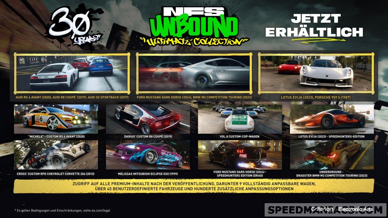Need for Speed Unbound: Ultimate Collection vorgestellt, Volume 9 kommt