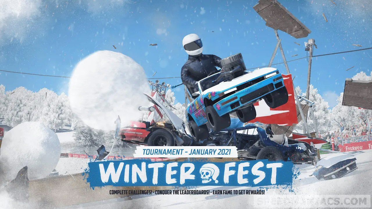 Wreckfest: Winterfest-Turnier, neues Belohnungsfahrzeug und Verbesserungen