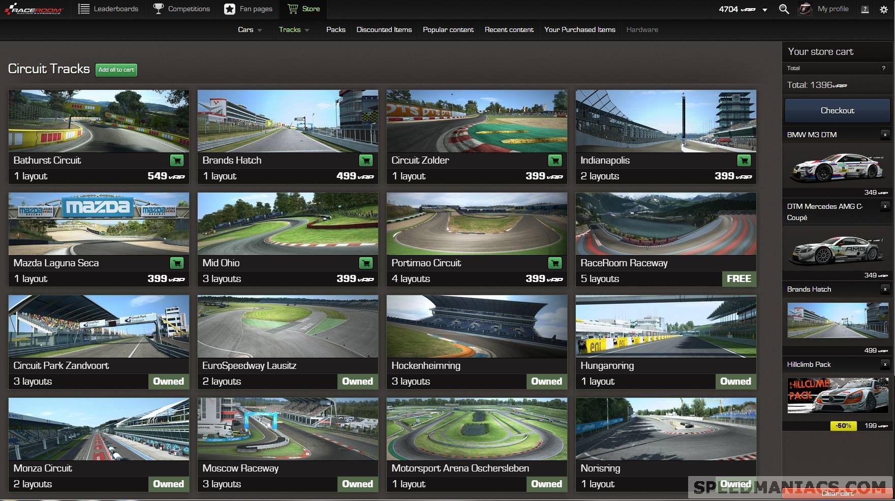 RaceRoom Racing Experience: Entwickler k&uuml;ndigen verbesserten Shop an