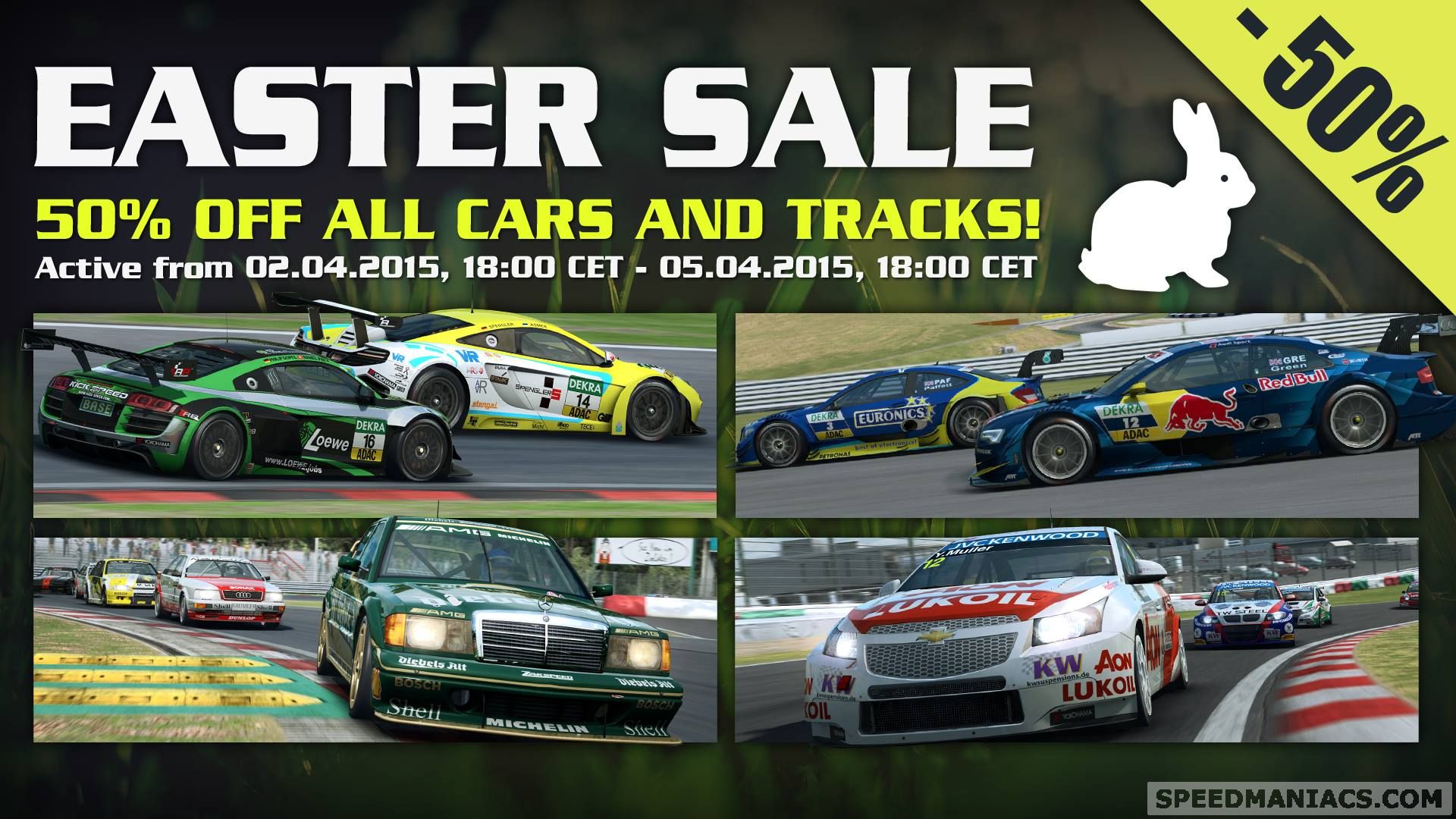 RaceRoom Racing Experience: Osteraktion mit hohen Rabatten und Hotfix für V0.3.0.4181