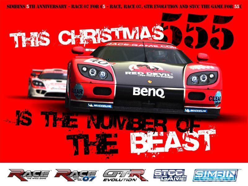 SimBin Beast Pack: 5 Rennsimulationen von SimBin zum Jubiläum