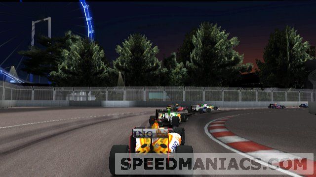 F1 2009: Nachtrennaction in Singapur, Screenshots und Video