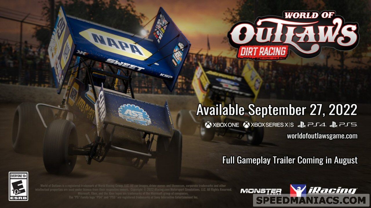 World of Outlaws: Teaservideo und Termin zum iRacing-Konsolenrennspiel